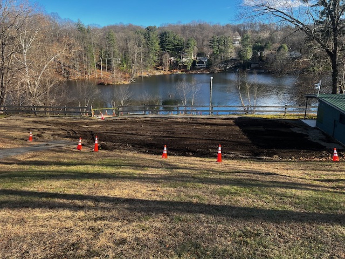 Lakefront land clearing project in Croton-on-Hudson NY